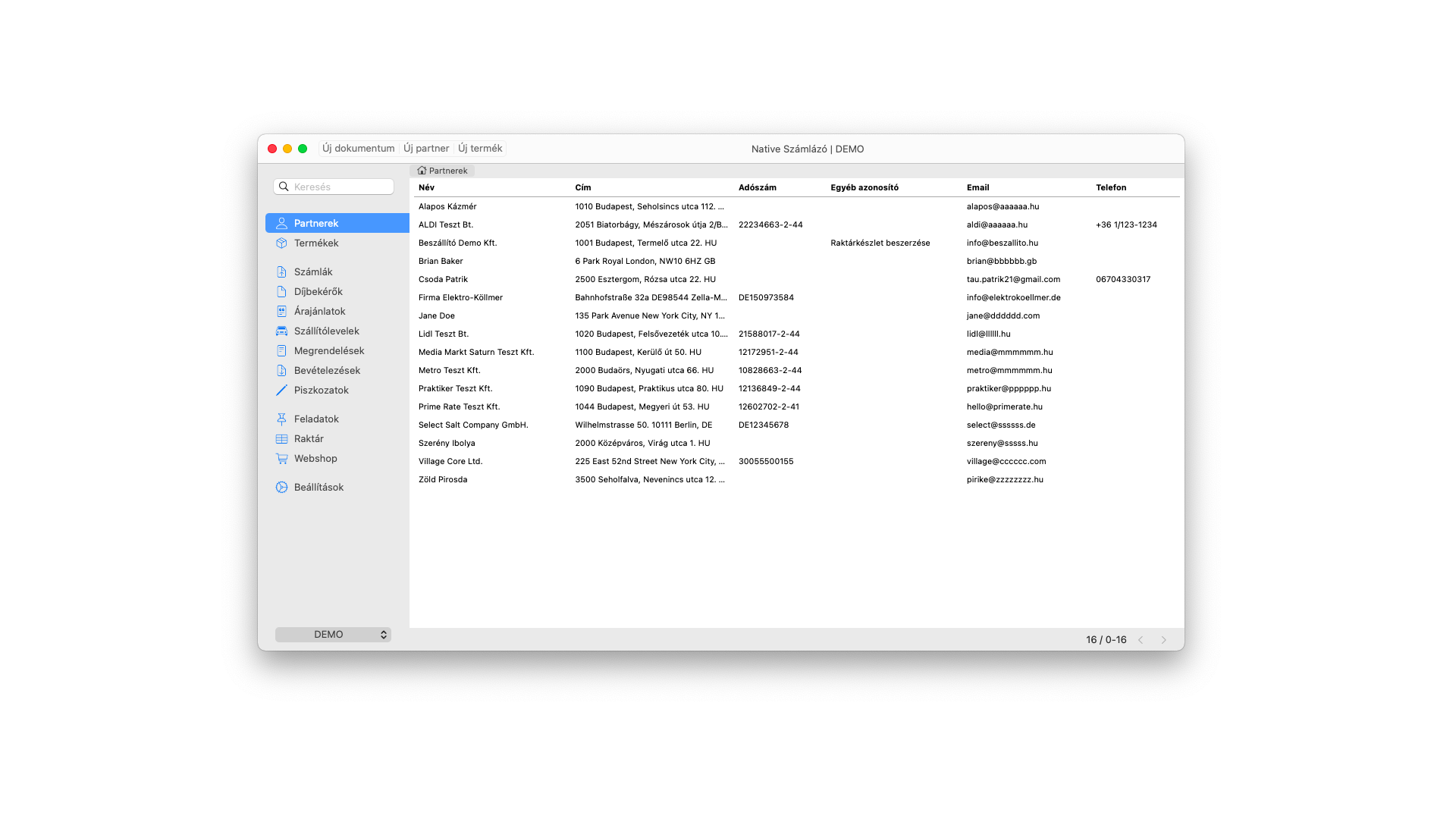 Partnerlista (macOS)
