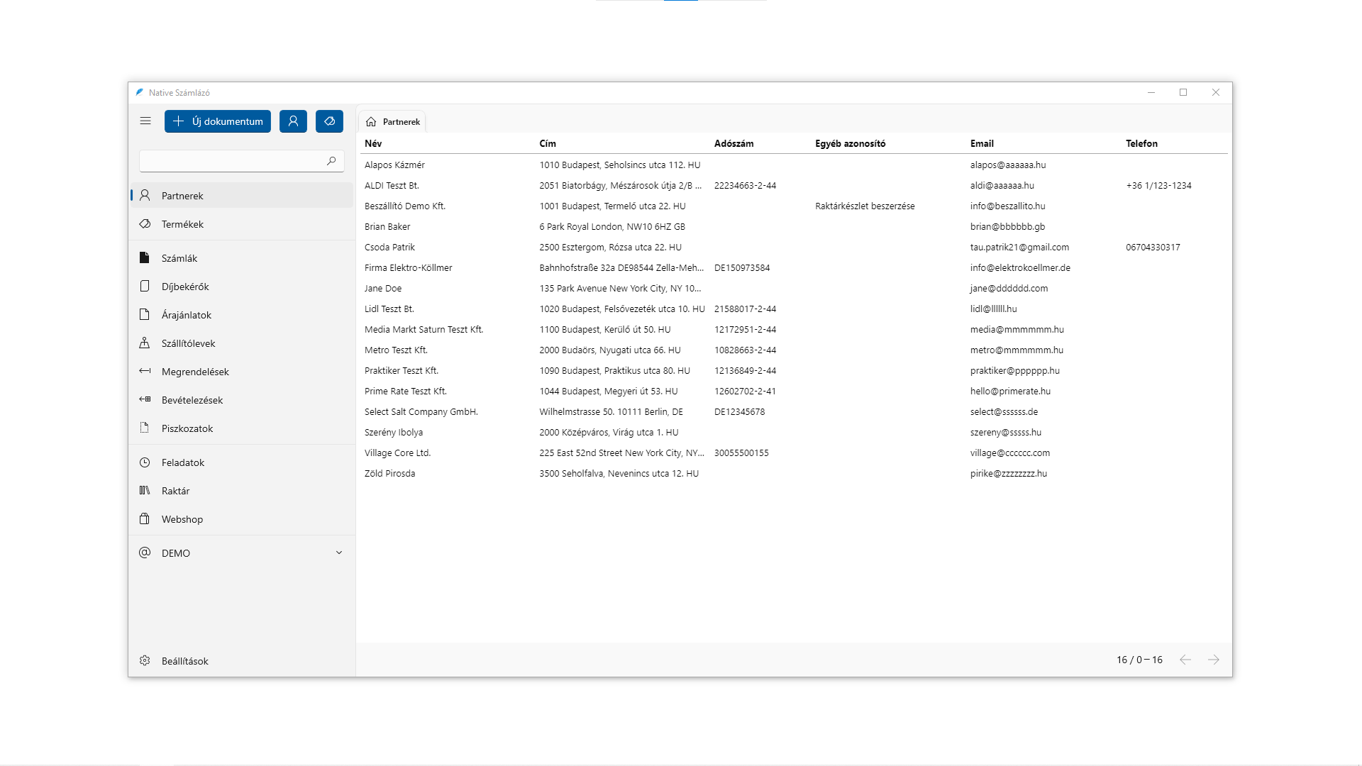 Partnerlista (Windows)